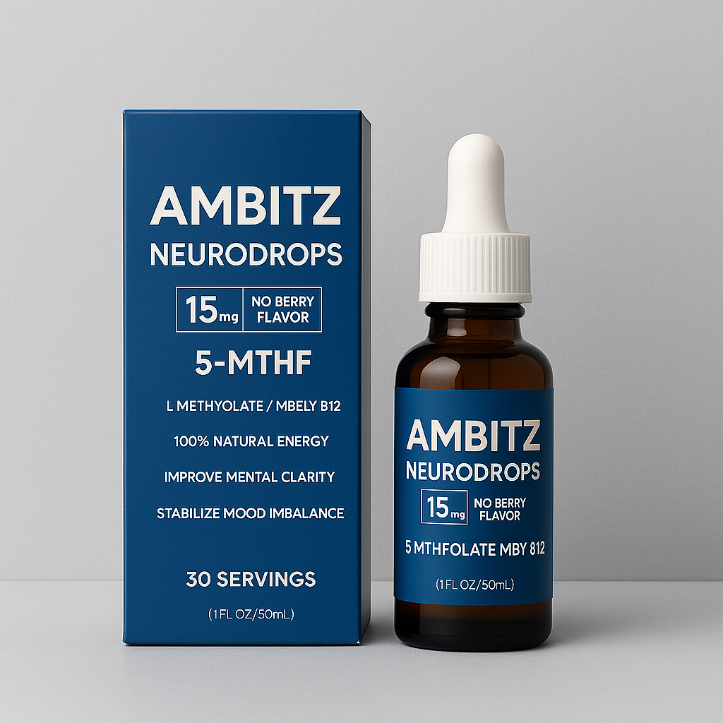 Ambitz™ NeuroDrops – Fast-Acting Cognitive Support in Every Drop